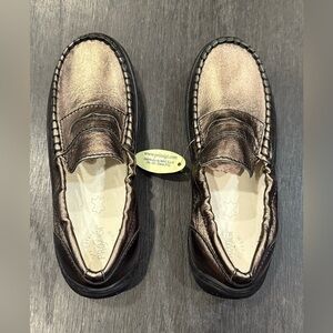 New Primigi Choate-E Penny Leather Loafer Bronze US 1 EU 32 Boy